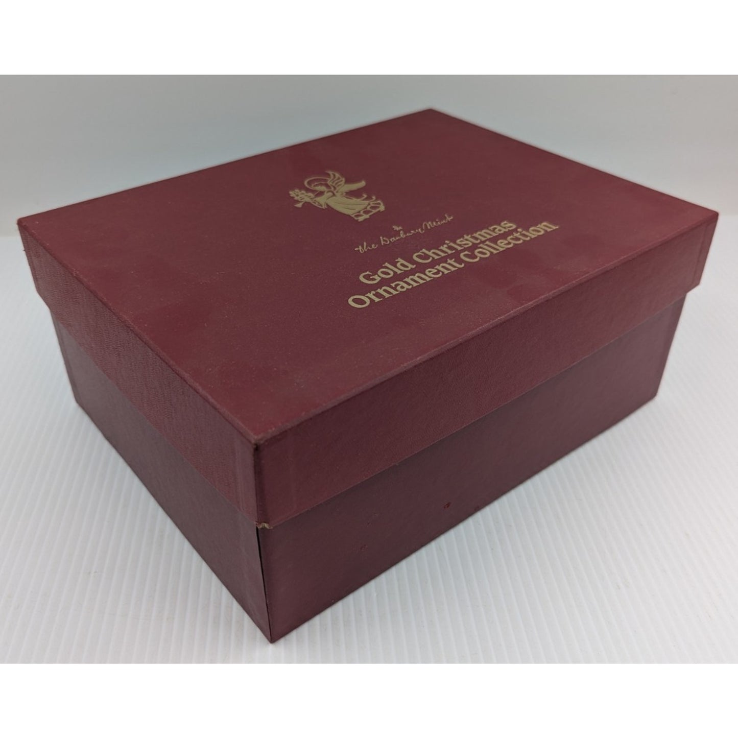 Danbury Mint Gold Christmas Ornaments 2002 in Box Ornament Set