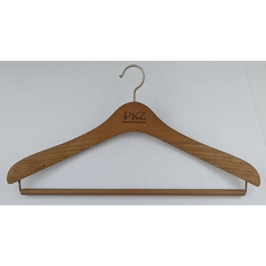 Vintage PKZ Paul Kehl Zurich Swiss Fashion Wooden Clothes Hanger