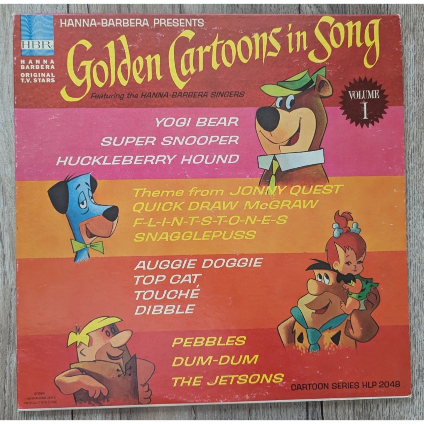 Golden Cartoons In Song Vol. I & II Vinyl The Hanna-Barbera Presents