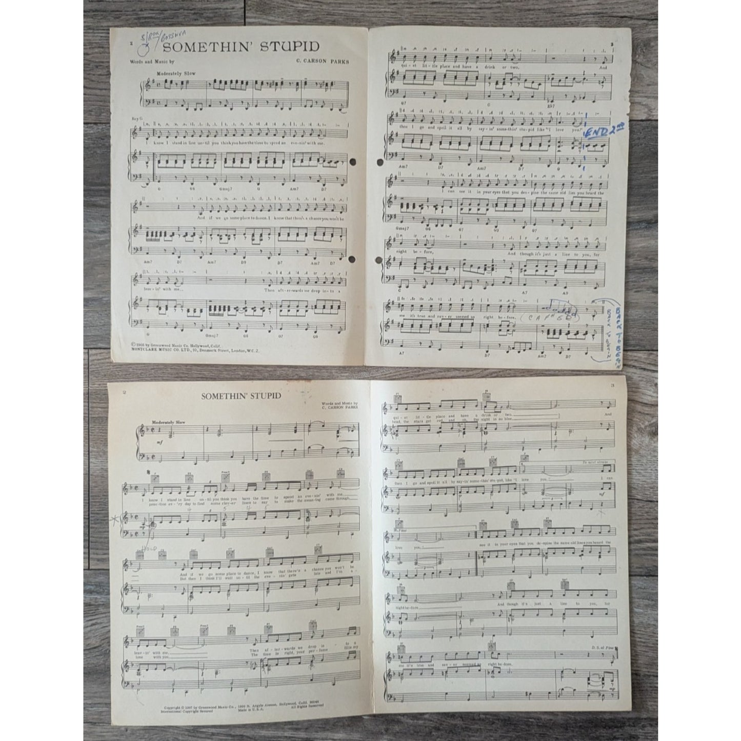 Sheet Music Frank / Nancy Sinatra Assorted Lot of 8