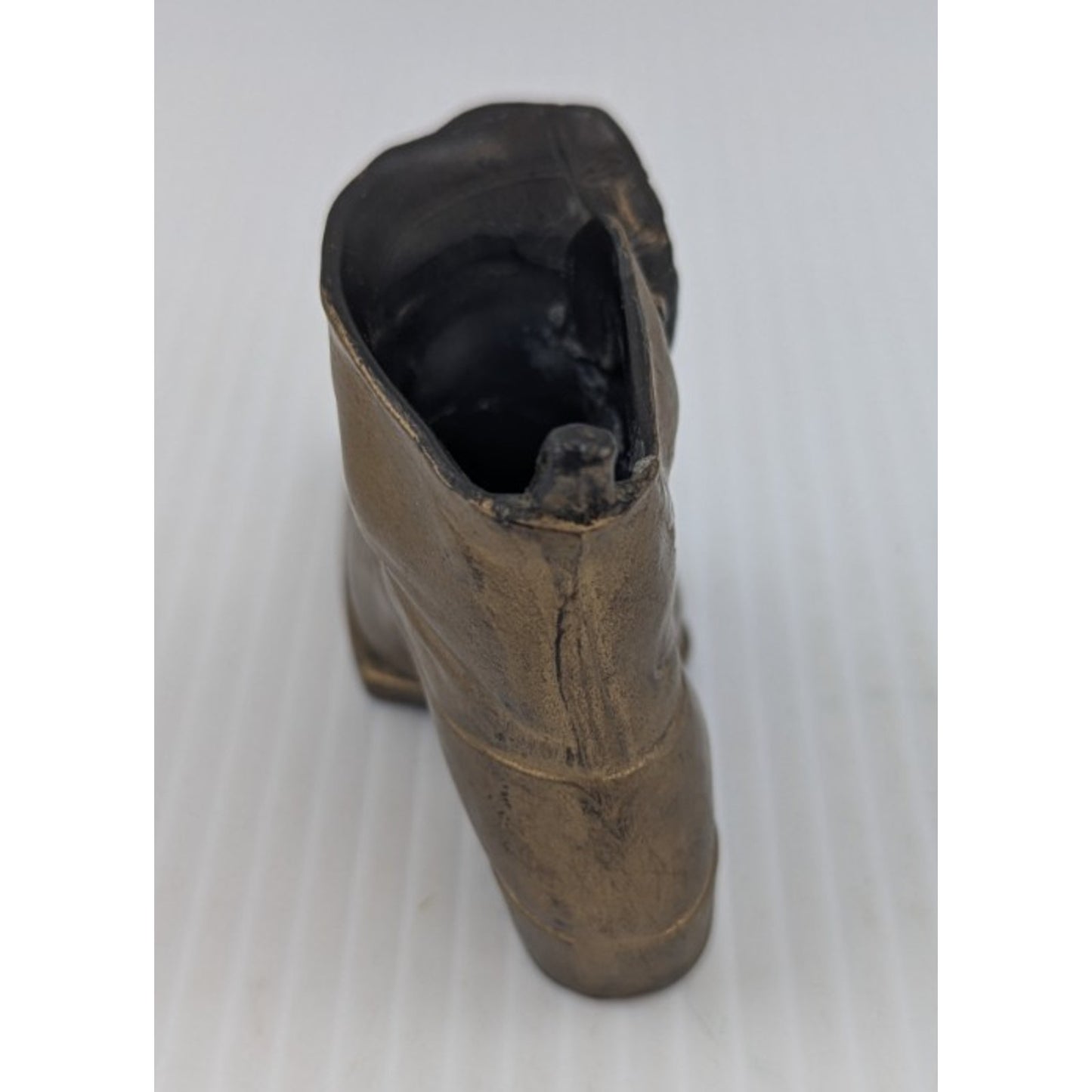 Vintage Metal Boot Shoe Marked JB, 3.75" Long