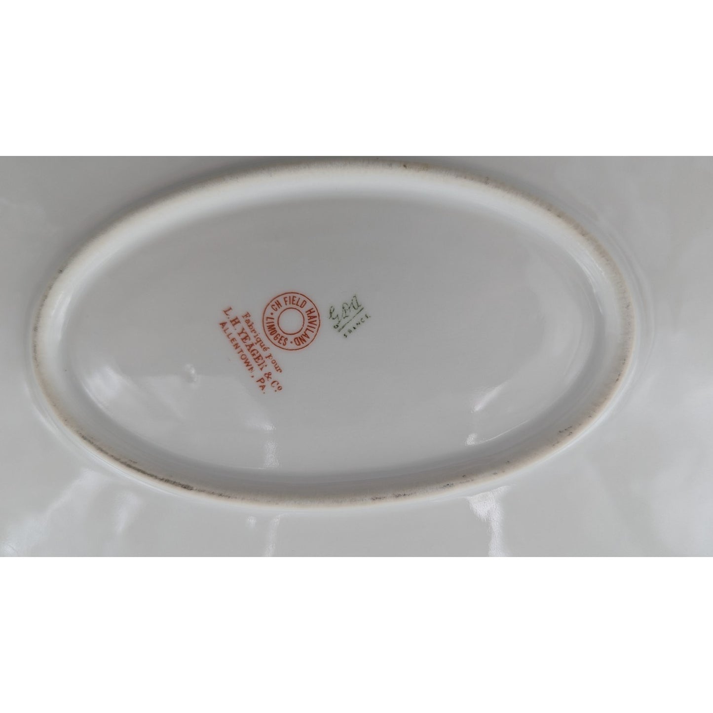 Charles Field Haviland Limoges Floral Oval Serving Platter Set of 2 GDA France