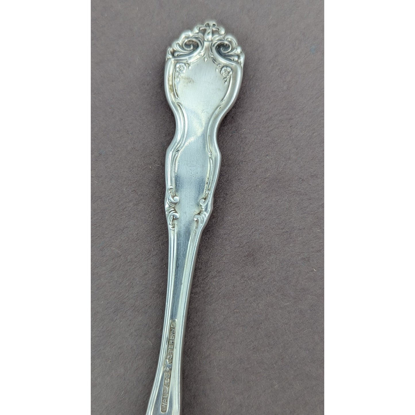 La Reine by Wallace Sterling Silver Fork 7" Flatware No Monogram