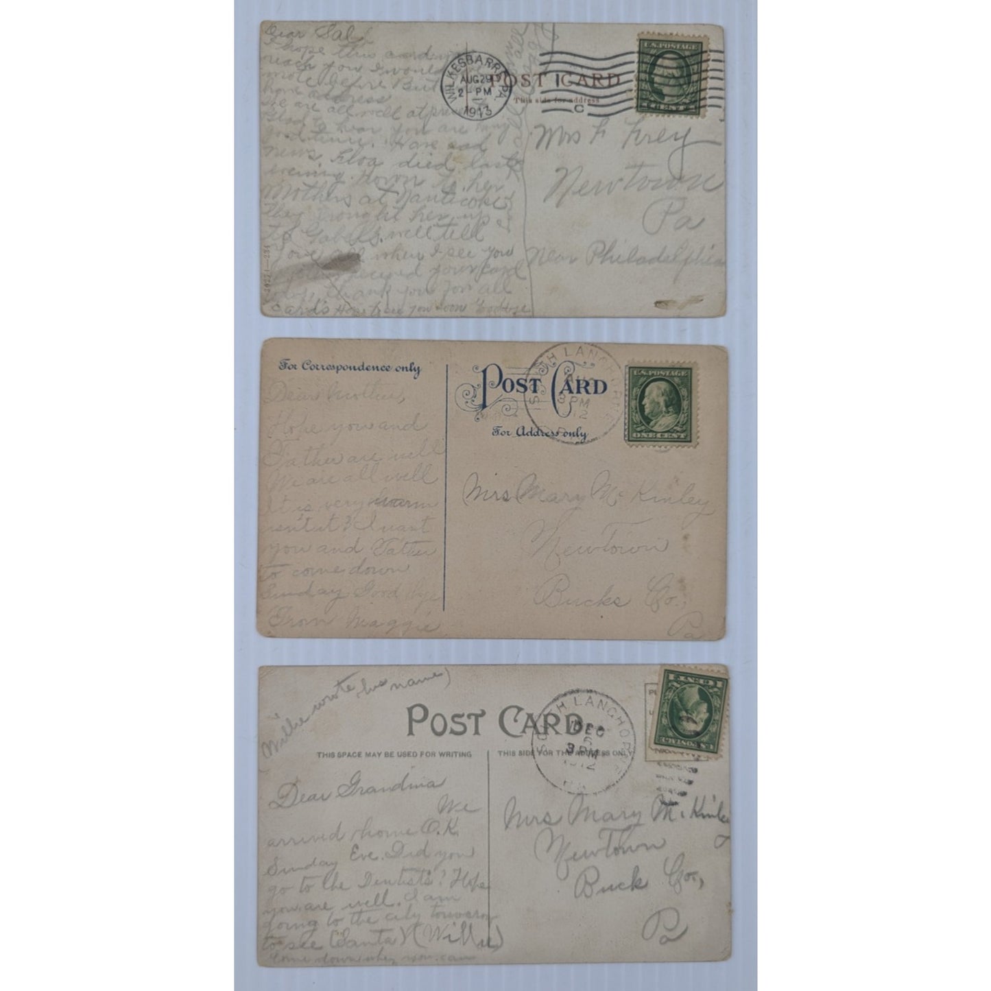 Antique Postcard Picture Card Ephemera Assorted Lot of 7