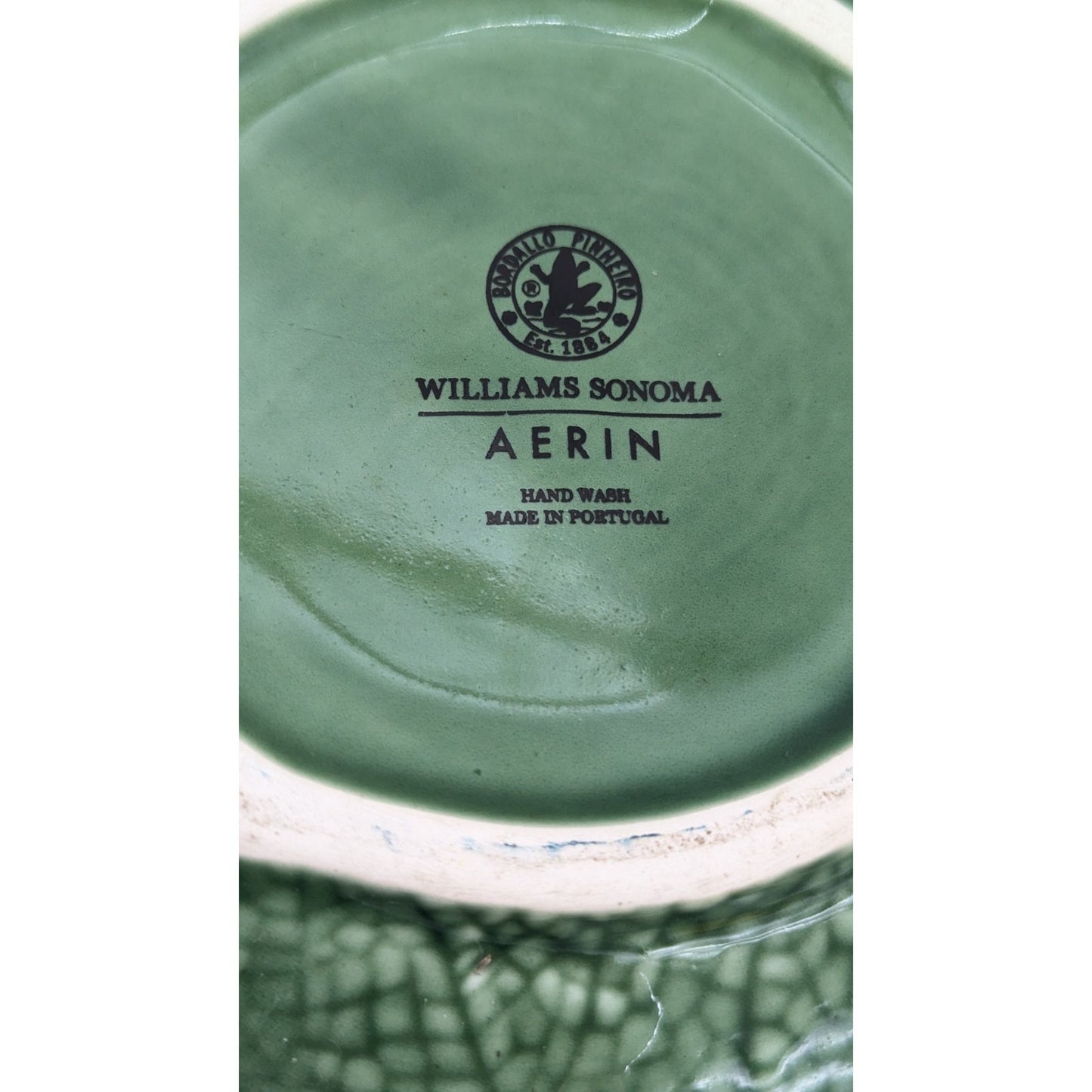 Williams Sonoma Aerin Figural Leaf Birds Champagne Wine Ice Bucket Portugal