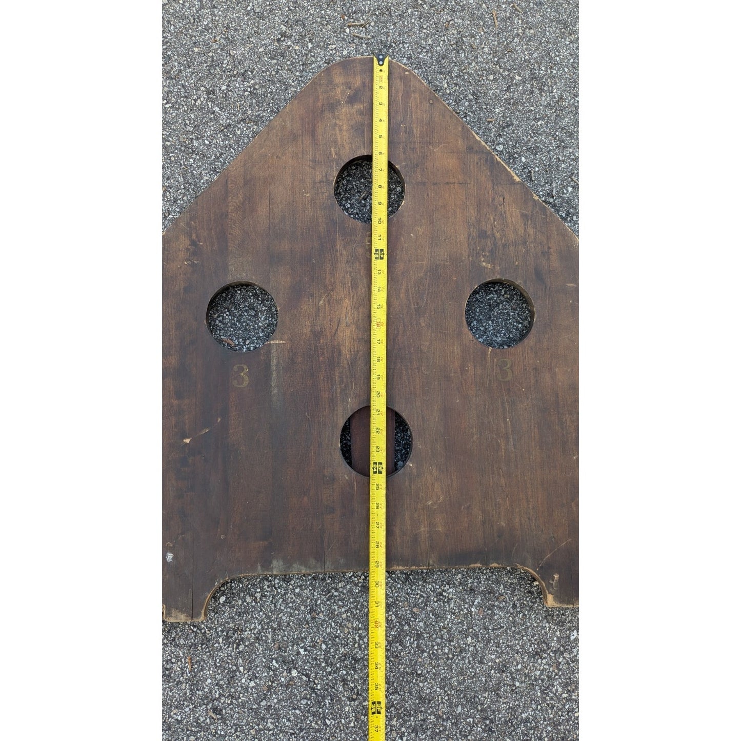Vintage Carrom Company Cornhole Bean Bag Toss Game Board Stand (no bags)