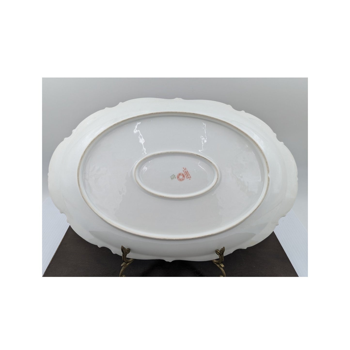 Charles Field Haviland Limoges Floral Oval Serving Platter Set of 2 GDA France