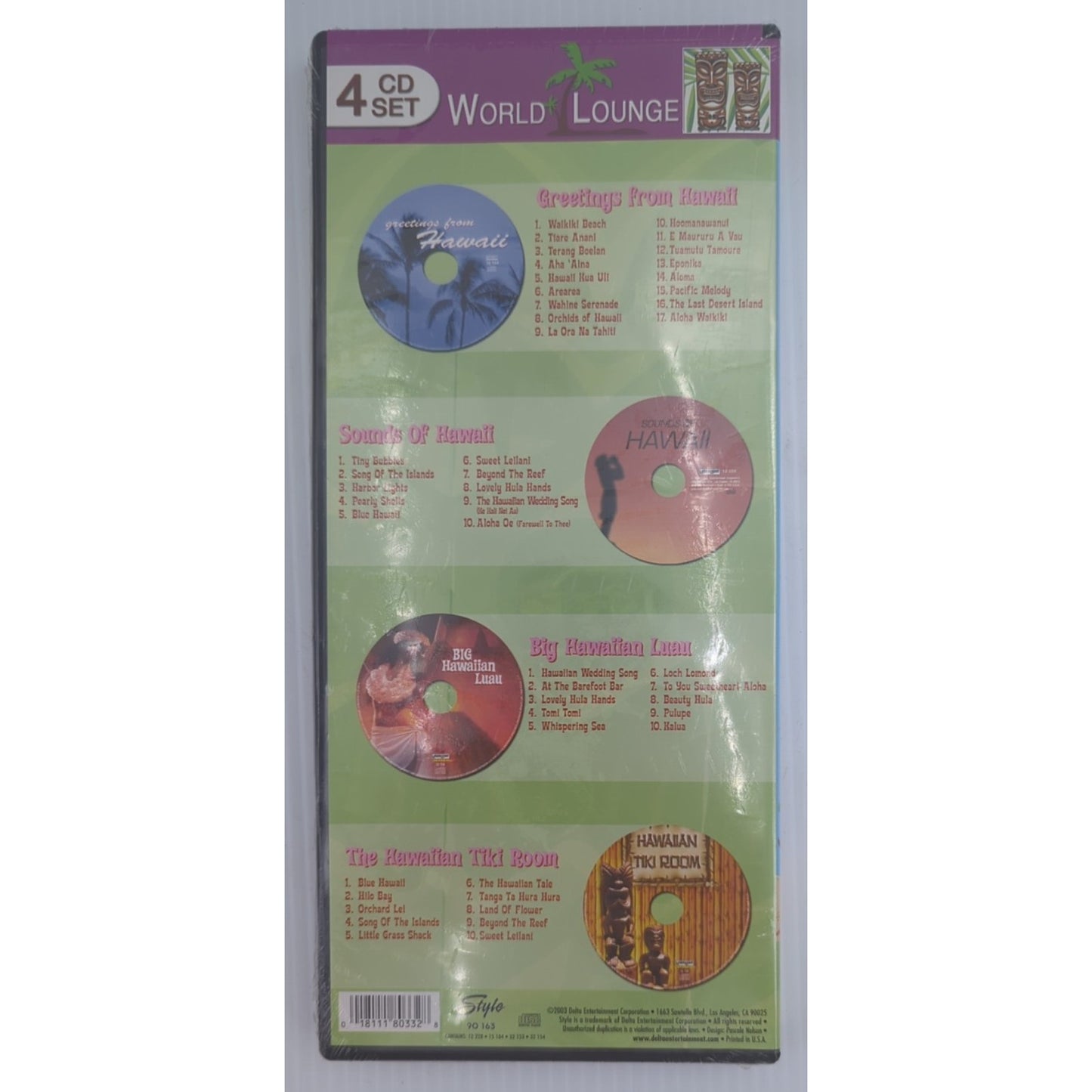 Aloha Music of Hawaii World Lounge 4 CD Set
