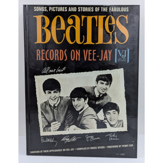 Songs Stories Pictures of the Fabulous Beatles Records on Vee-Jay Signed Spizer