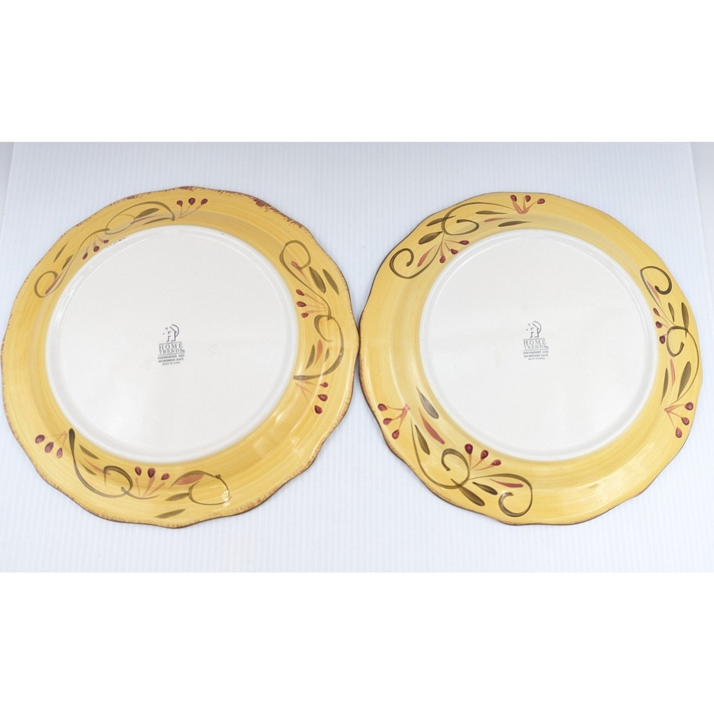 Home Trends Italian Villa Dinner Plate Set of 6 Plates