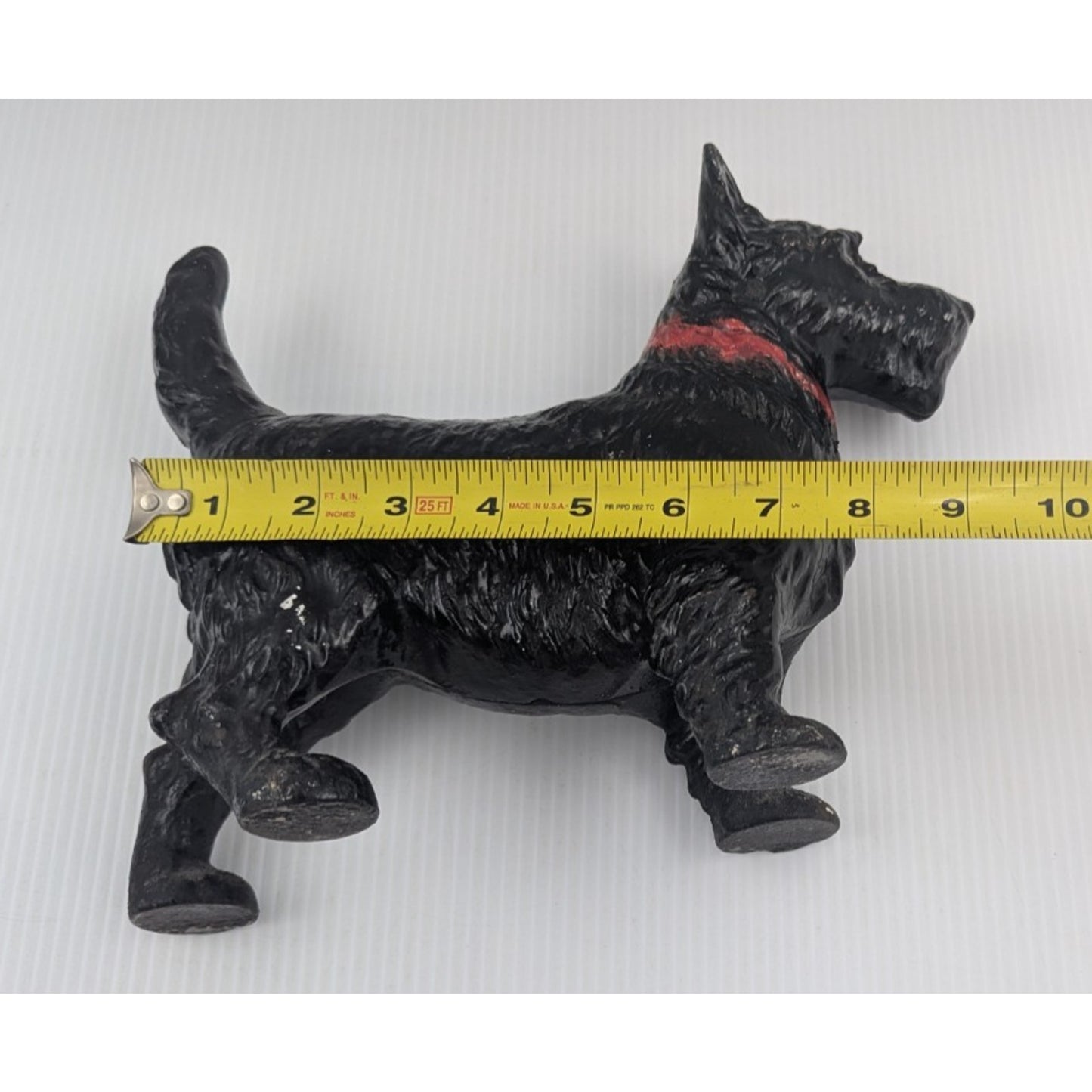 Cast Iron Scottish Terrier Scottie Dog Figurine Door Stop Heavy 9Lbs+ Solid