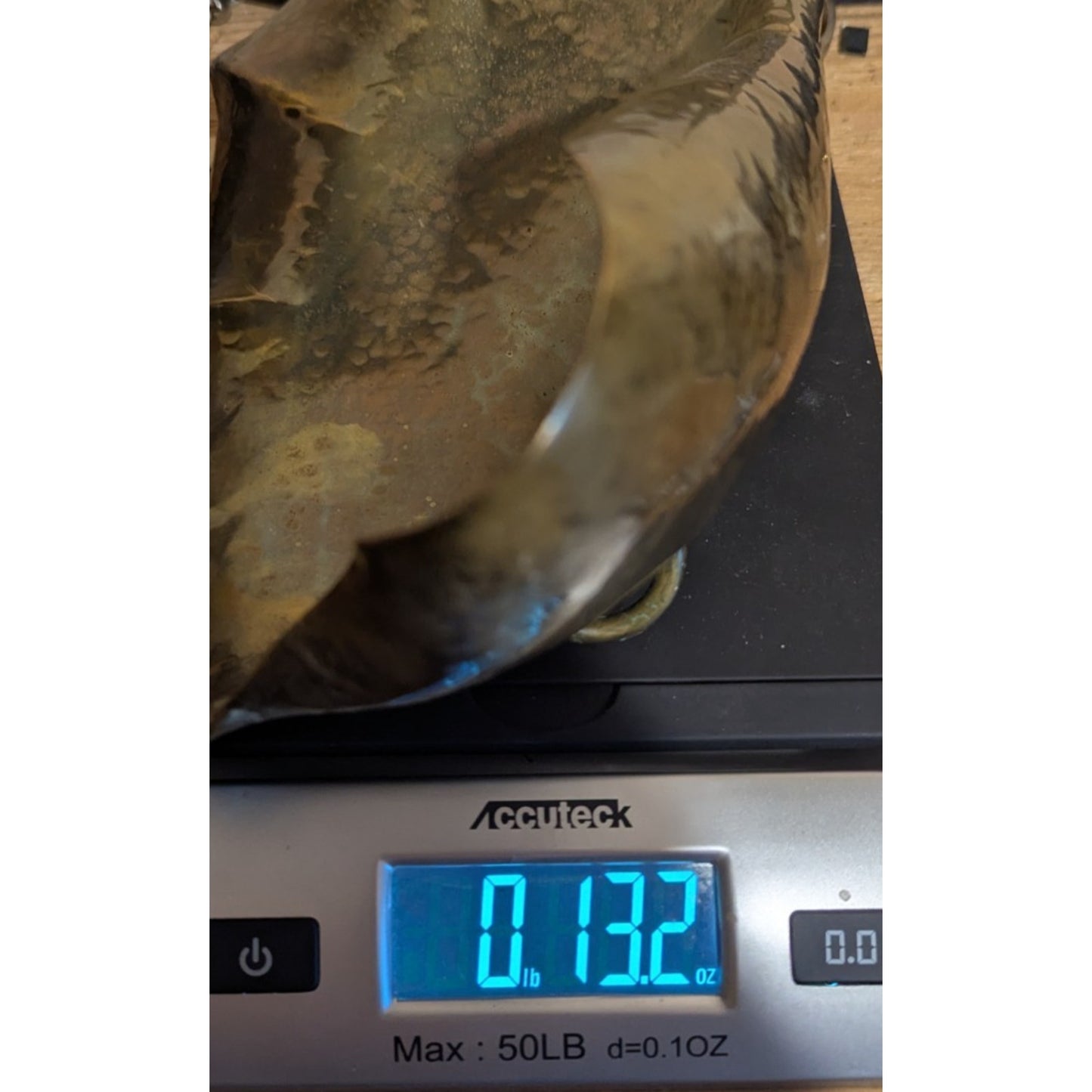 Tin Brass Bowl Seashell Shape Serving Bowl
