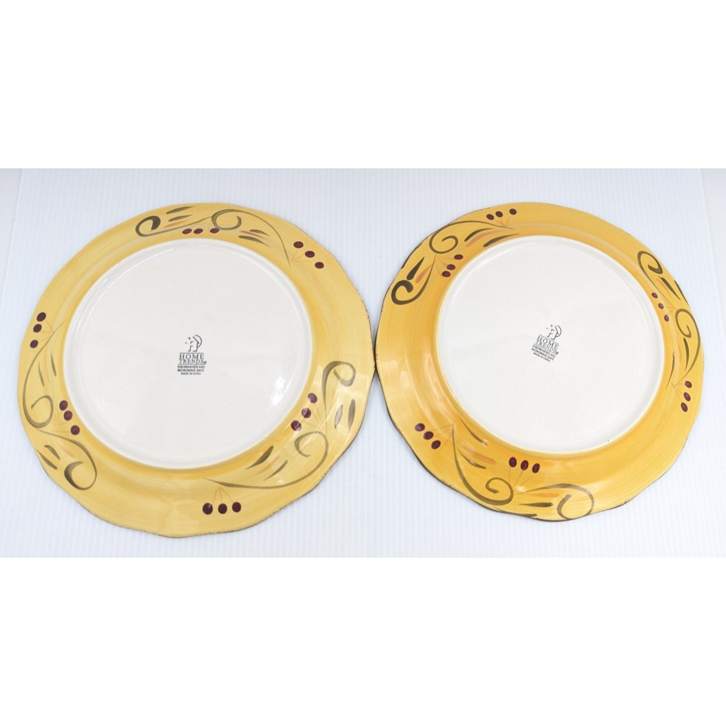 Home Trends Italian Villa Dinner Plate Set of 6 Plates