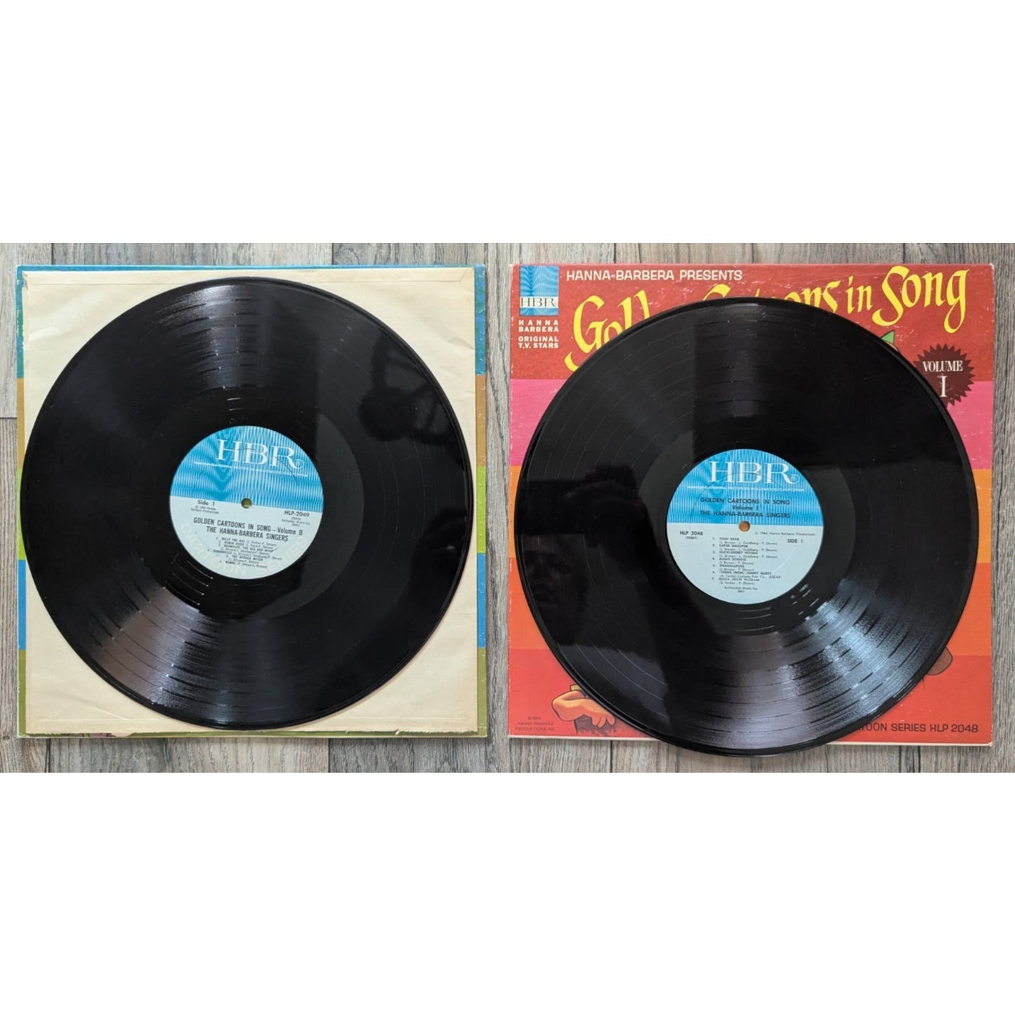 Golden Cartoons In Song Vol. I & II Vinyl The Hanna-Barbera Presents