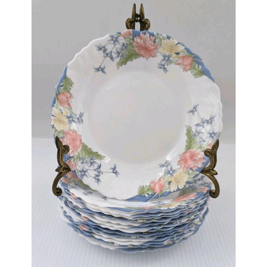 Arcopal Florine Salad Plate Set of 14 Plates 7 1/4" France