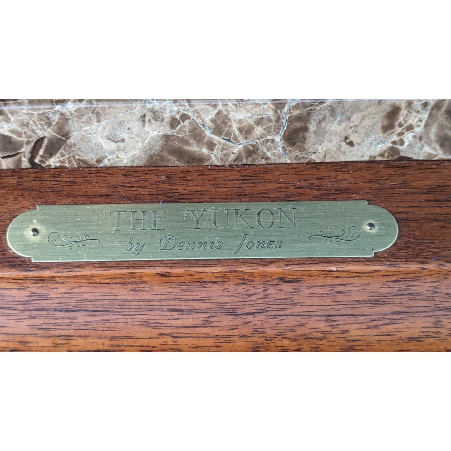 Dennis Jones Bronze Sculpture YUKON Fountain Coffee Table LE 11/30 AS IS