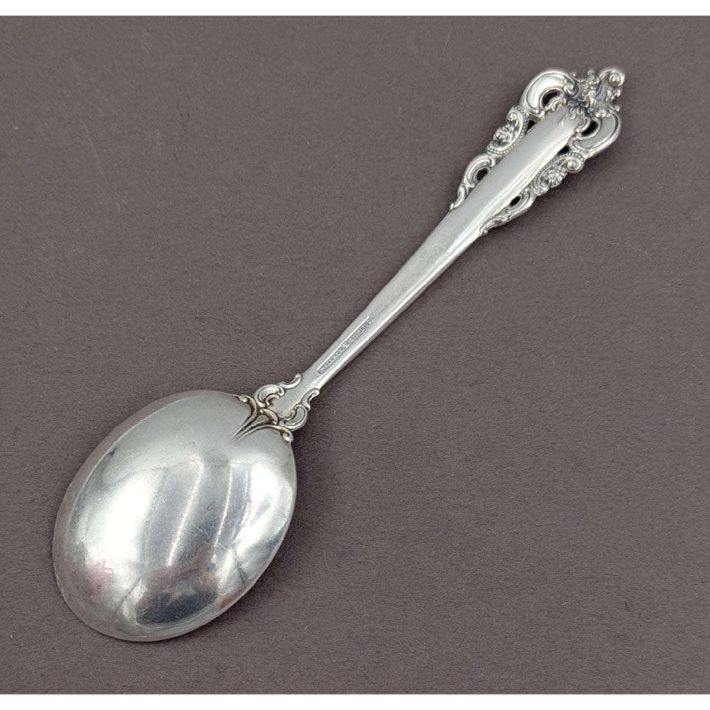 Grande Baroque by Wallace Sterling Silver Cream Soup Spoon 6 1/8" Flatware