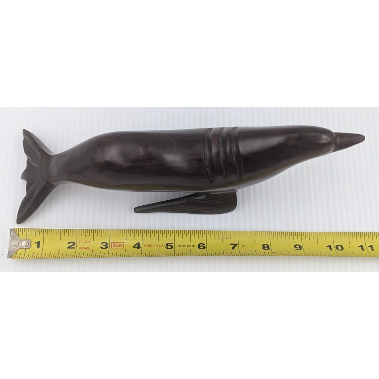 Vintage Ironwood Hand Carved Seal Sculpture Animal Décor Wood