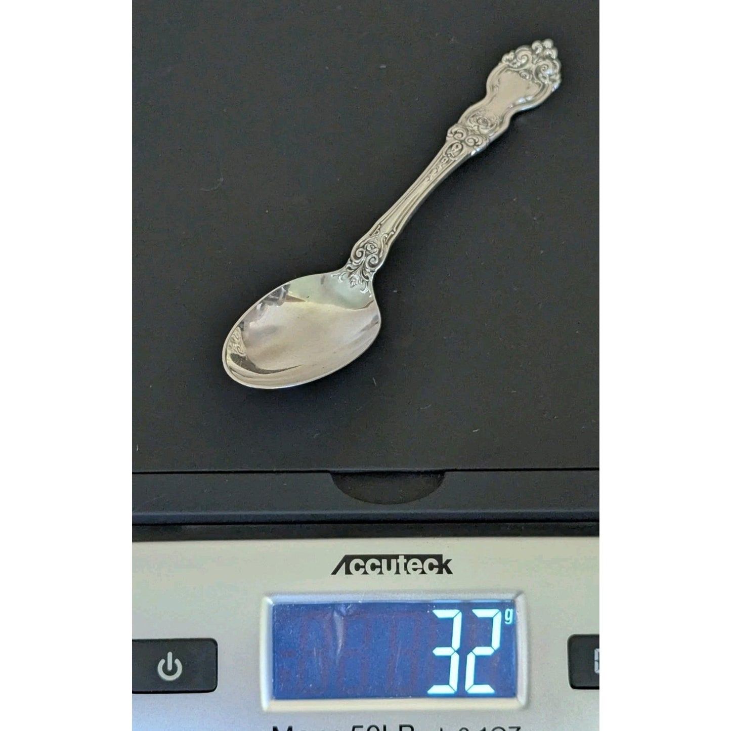 La Reine by Wallace Sterling Silver Teaspoon 6" Flatware No Monogram
