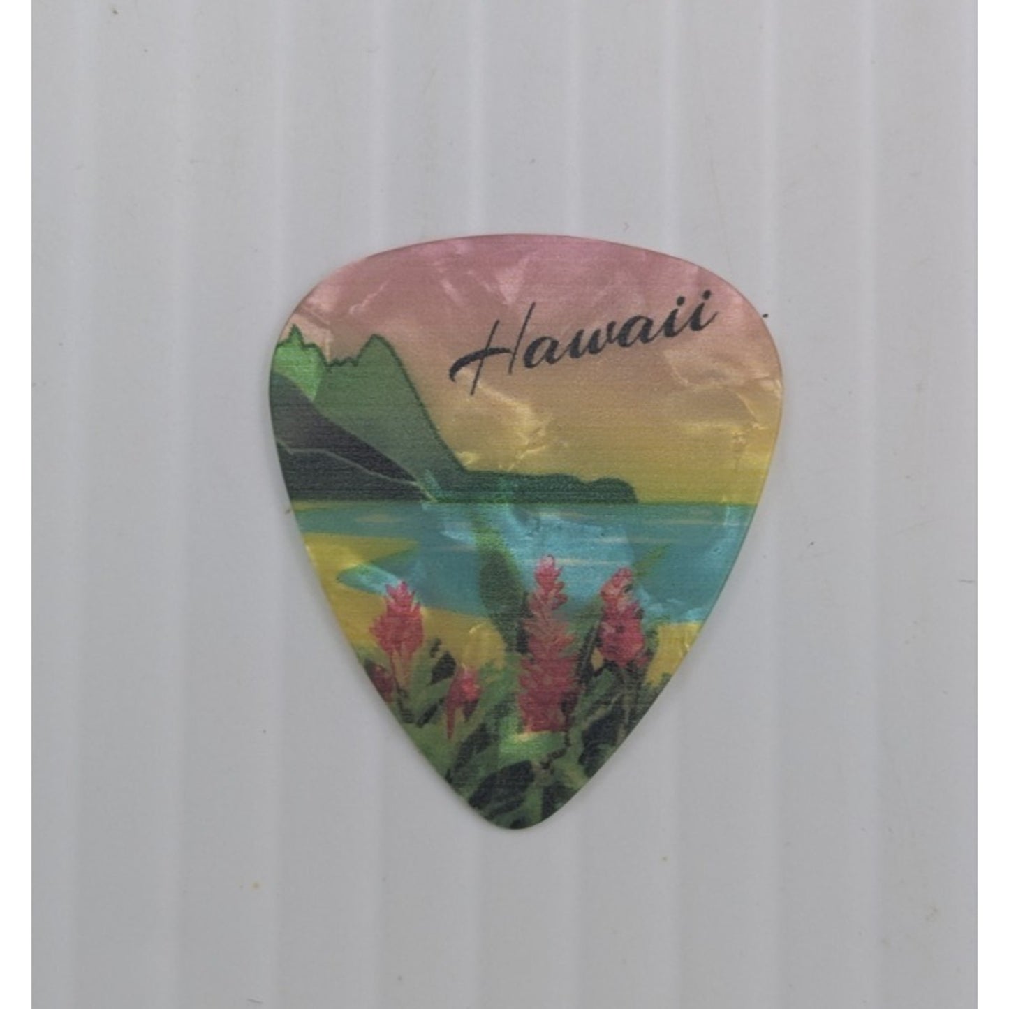 Guitar Pick Hawaii Hawaiian Vintage Souvenir Lot of 4
