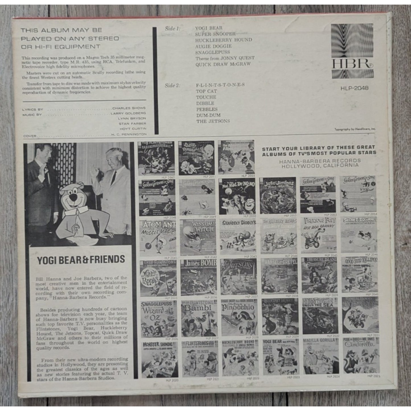 Golden Cartoons In Song Vol. I & II Vinyl The Hanna-Barbera Presents