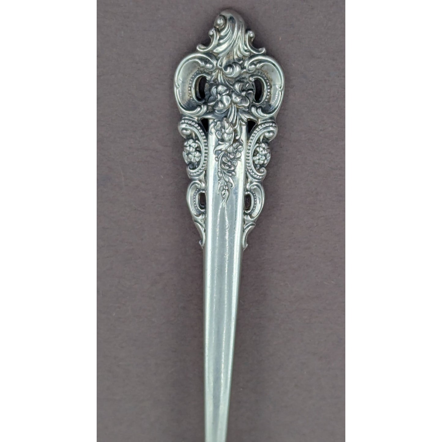 Grande Baroque by Wallace Sterling Silver Cream Soup Spoon 6 1/8" Flatware