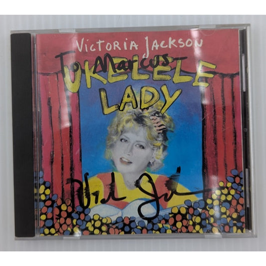 Victoria Jackson Ukelele Lady CD Signed Personalized