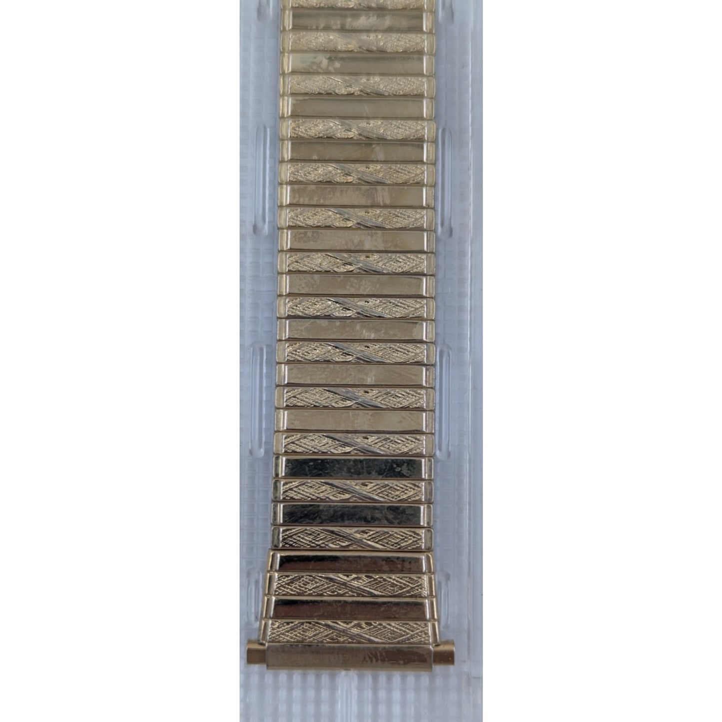 Speidel Gold Twist O Flex Stainless Steel Mens Watch Band 1536/32 L