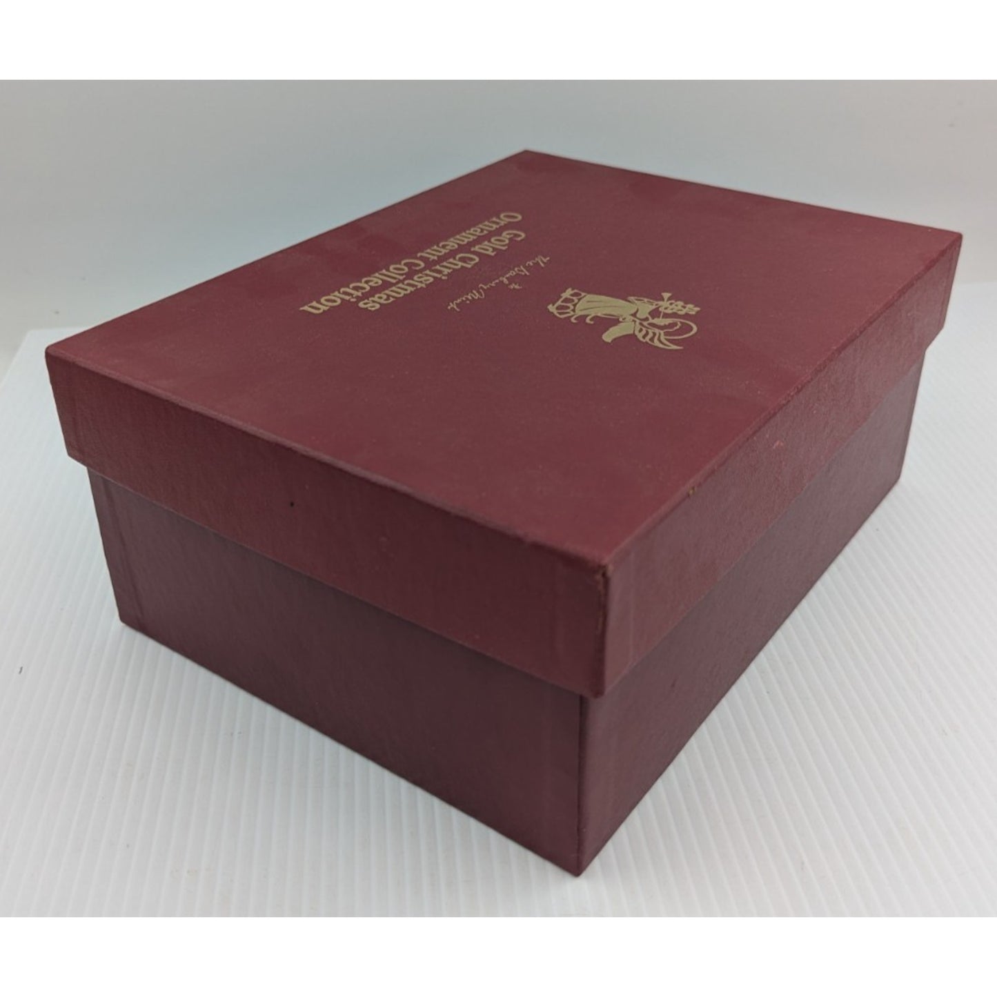Danbury Mint Gold Christmas Ornaments 2002 in Box Ornament Set
