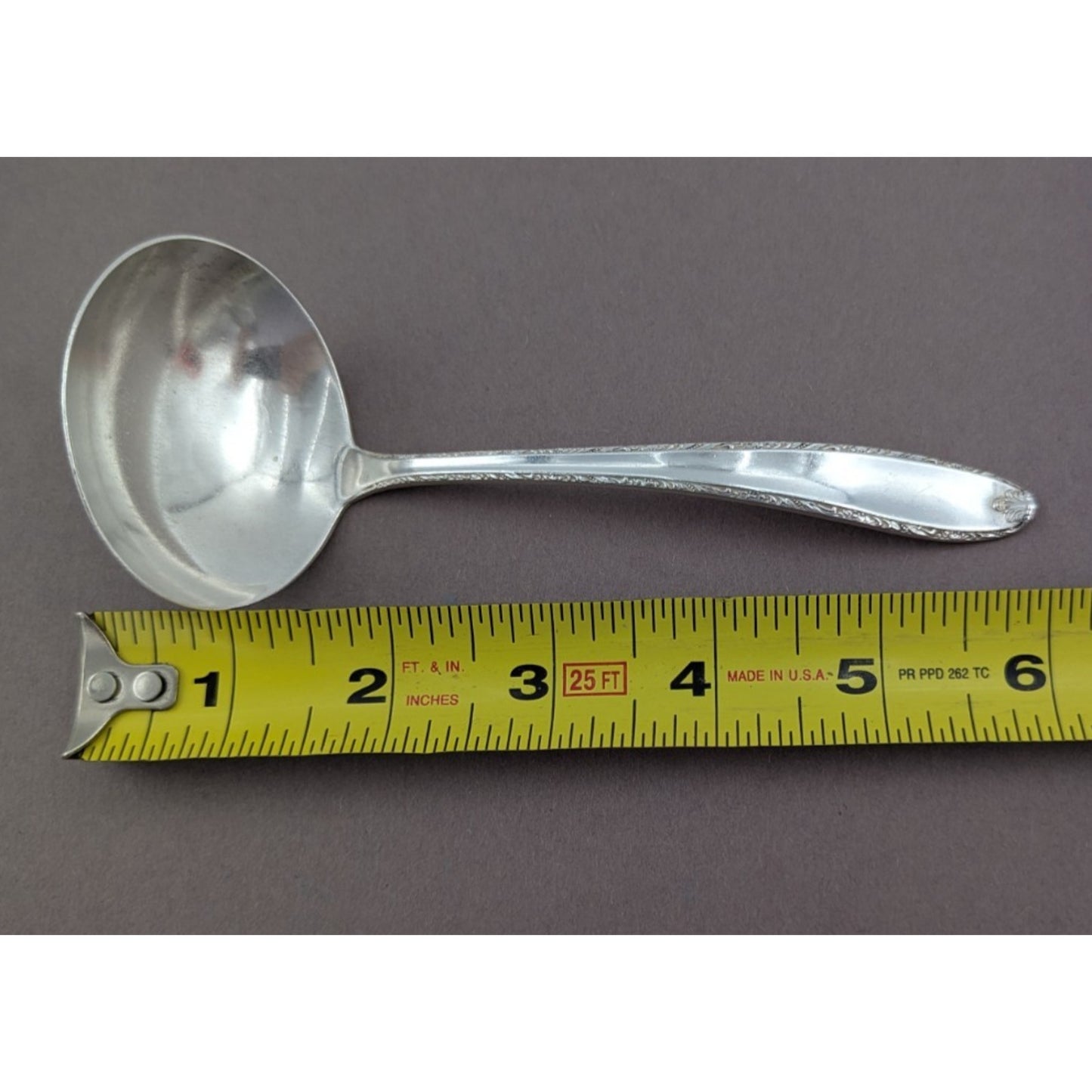Alvin Southern Charm Solid Sterling Silver Gravy Ladle 6" No monogram 52g