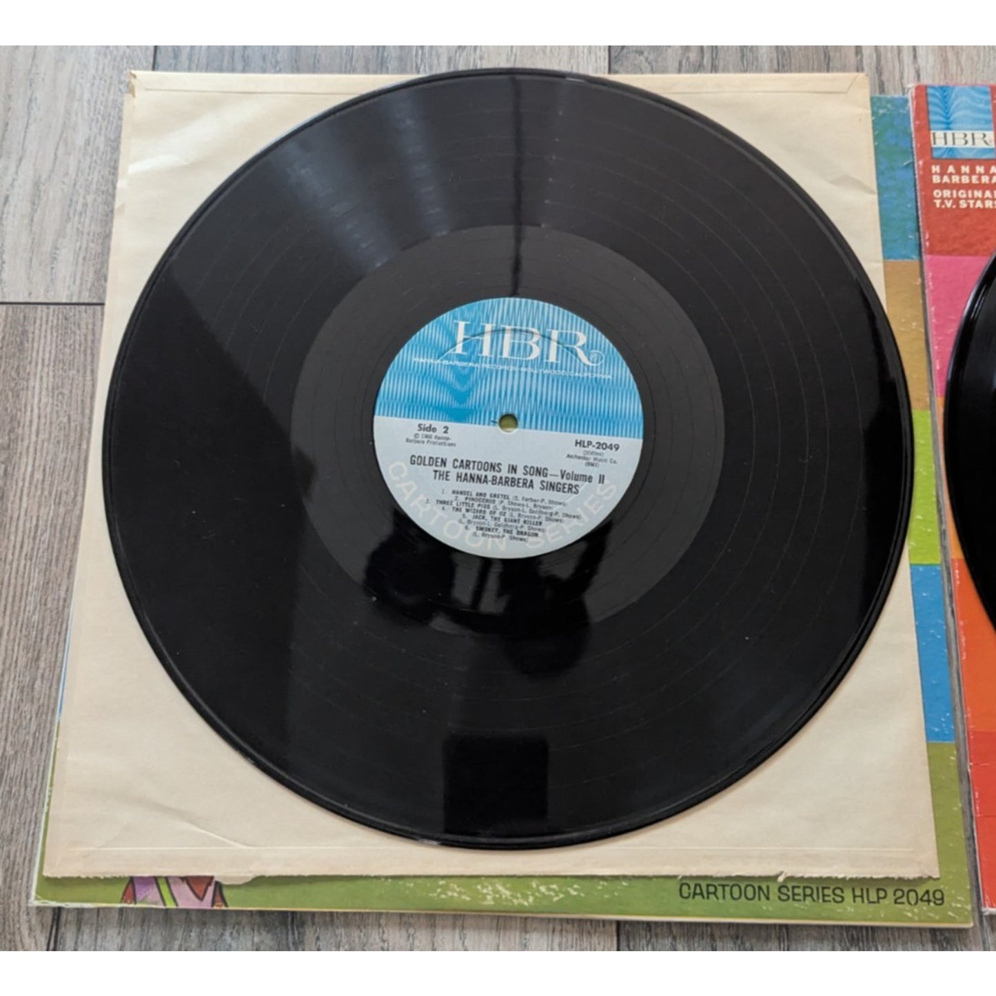 Golden Cartoons In Song Vol. I & II Vinyl The Hanna-Barbera Presents