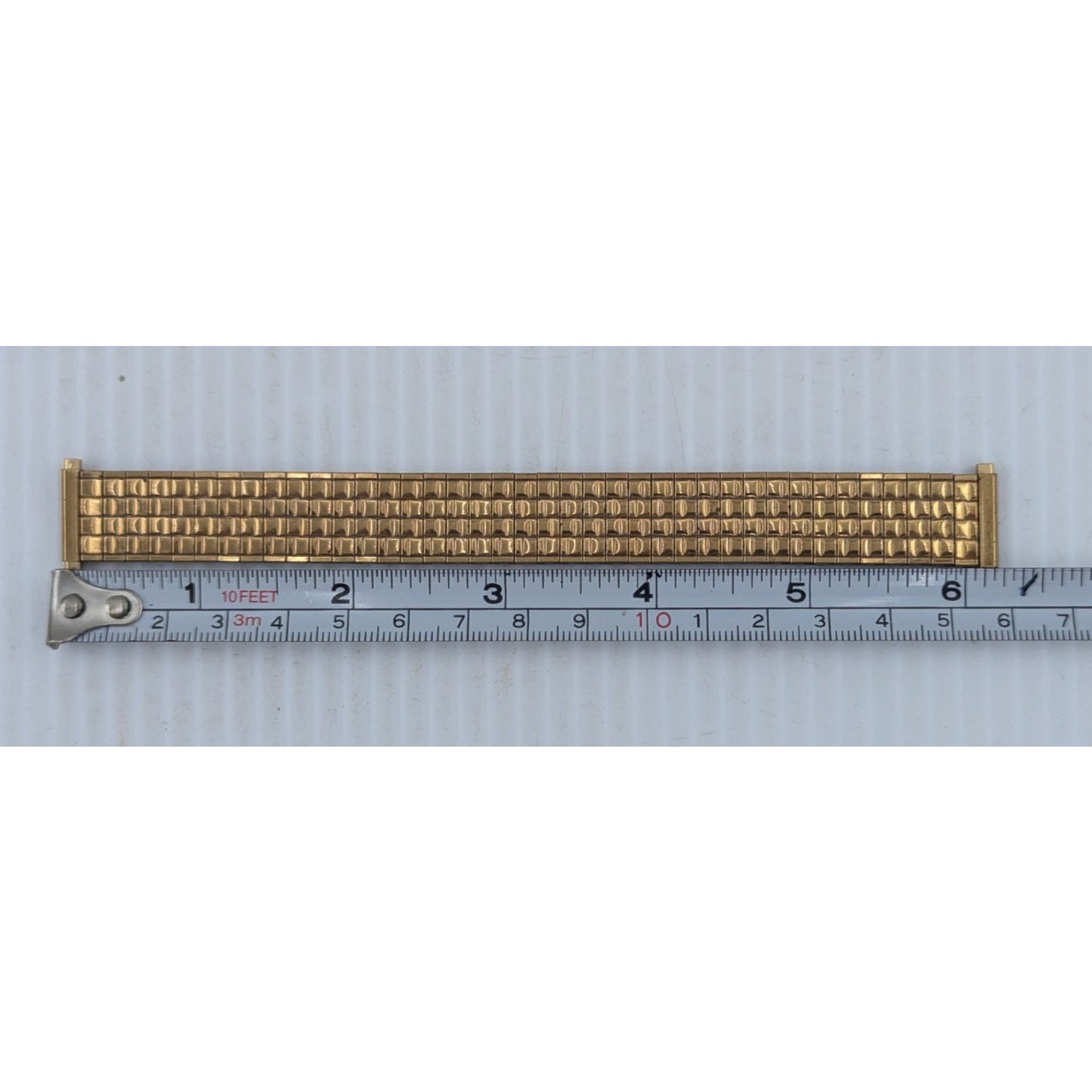 Speidel Gold Twist O Flex Stainless Steel Mens Watch Band 1610/62 L