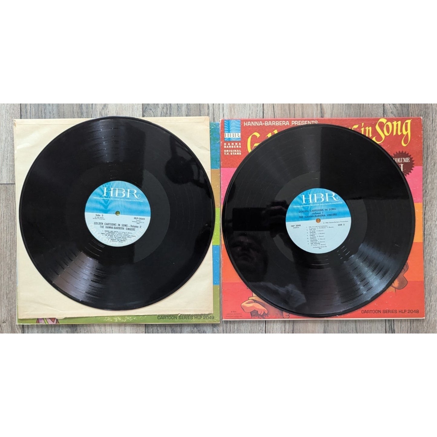 Golden Cartoons In Song Vol. I & II Vinyl The Hanna-Barbera Presents