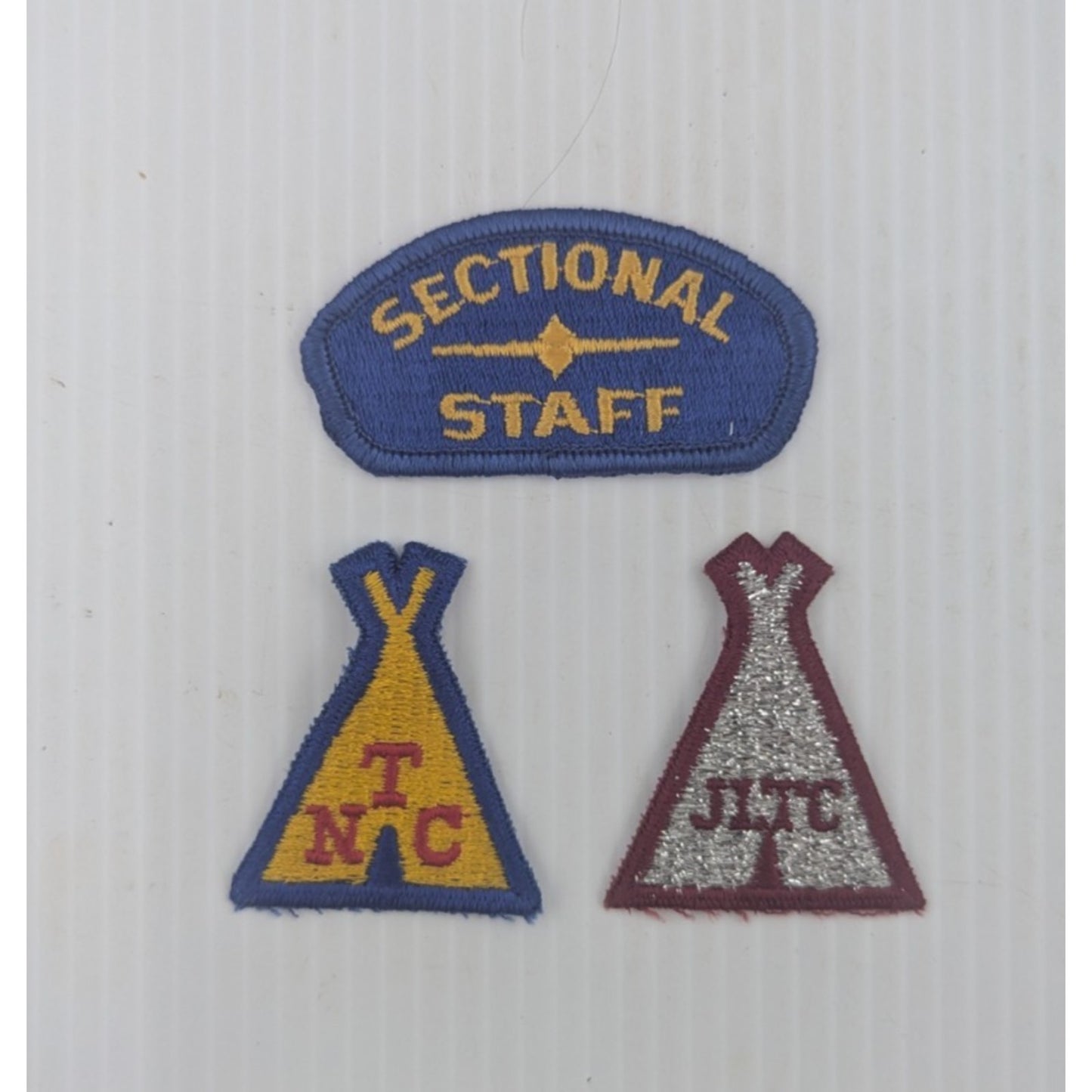 Royal Rangers Patch Training Camp Teepee Sectional Staff Assorted Lot of 3