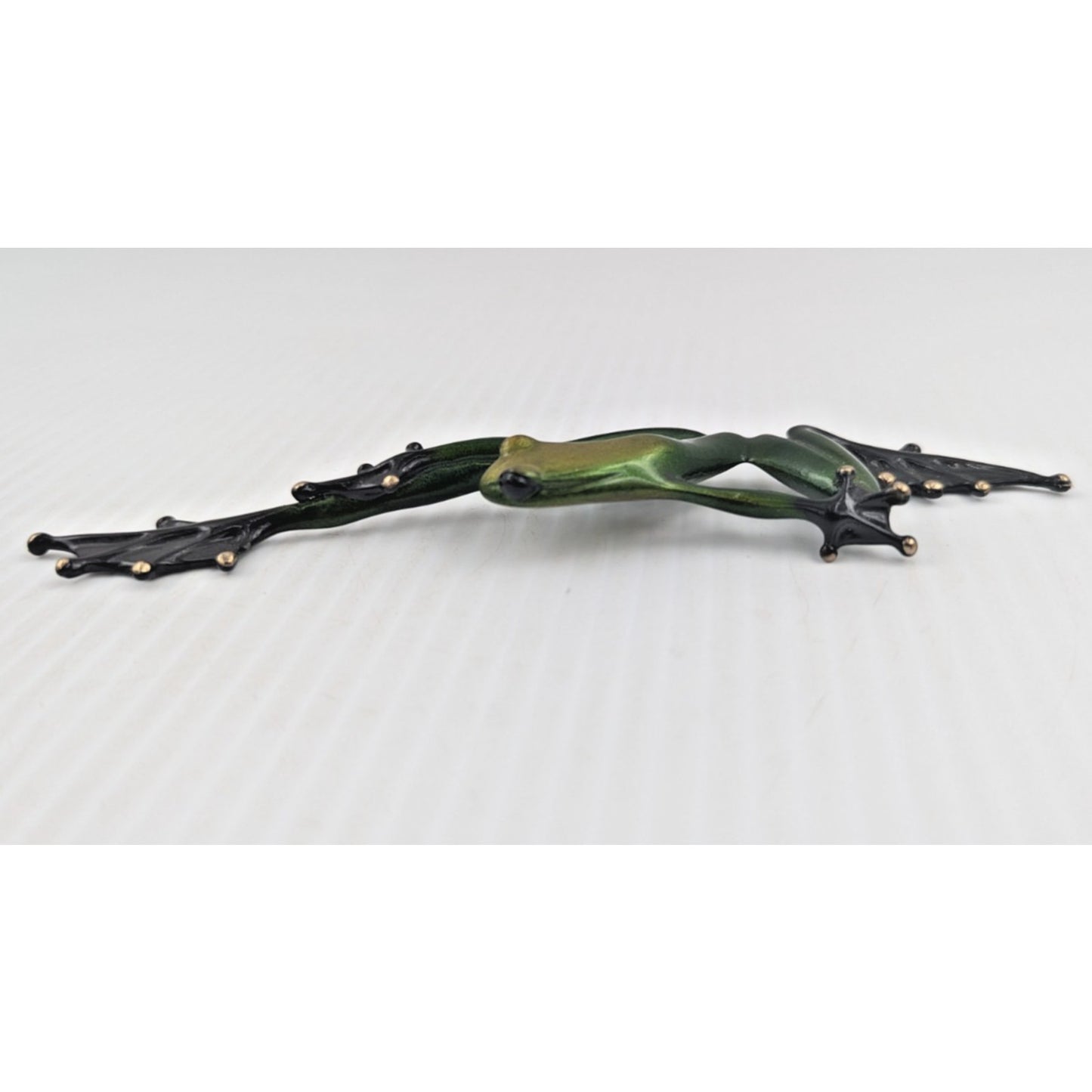 Tim Cotterill Frogman Bronze Frog Sculpture “Fiji” LE #366/1000 w/COA