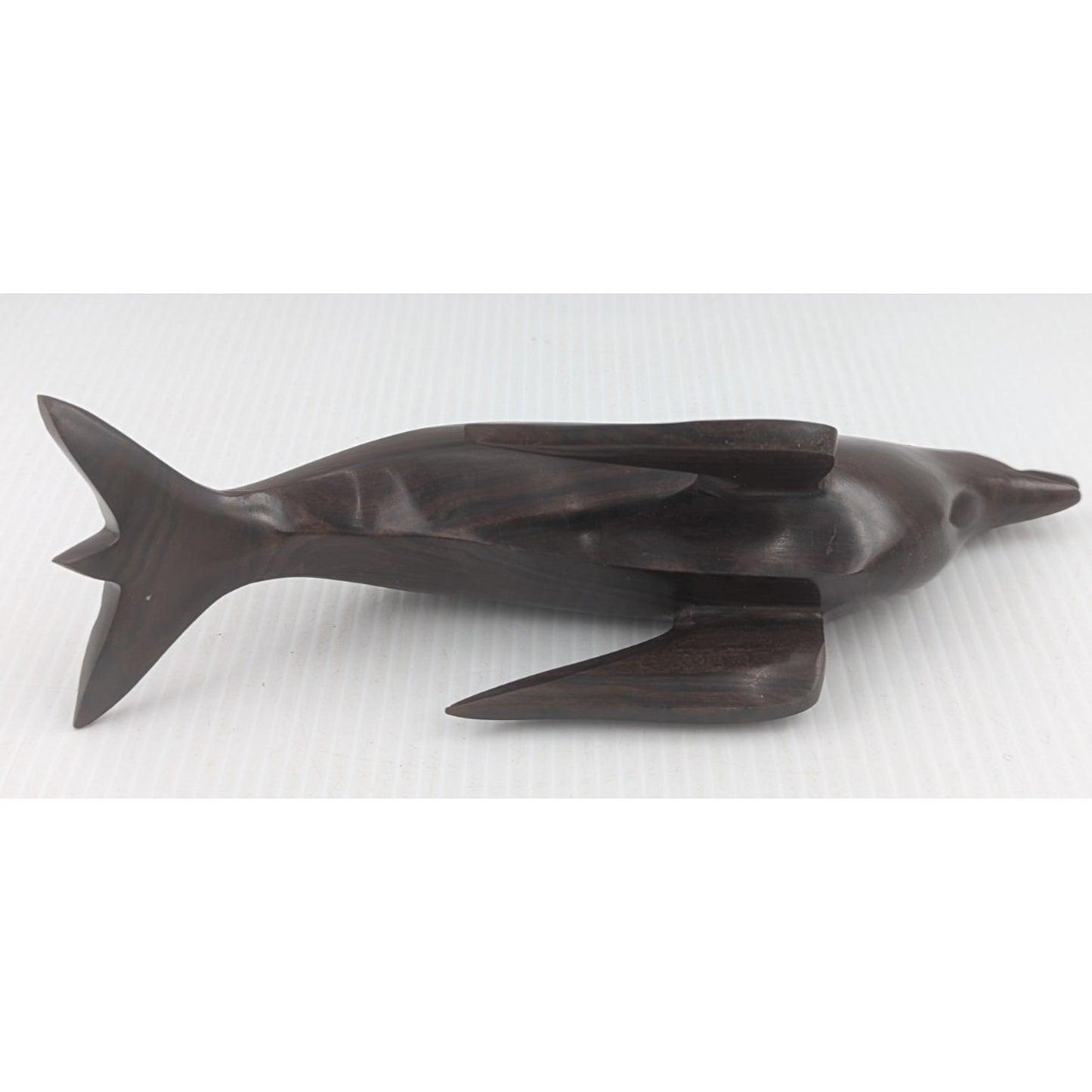 Vintage Ironwood Hand Carved Seal Sculpture Animal Décor Wood