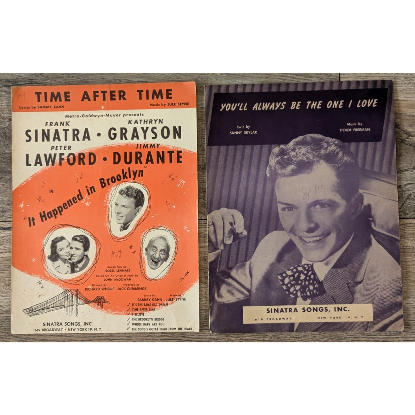 Sheet Music Frank / Nancy Sinatra Assorted Lot of 8