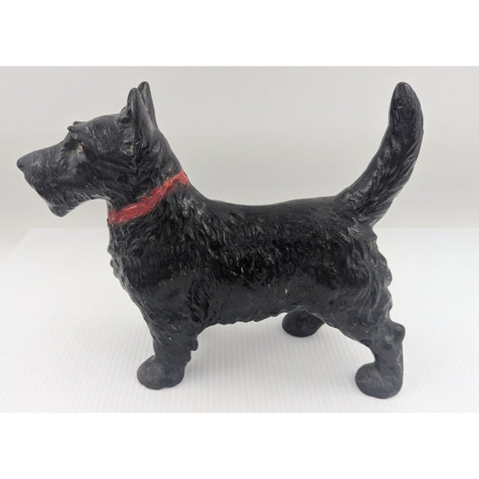 Cast Iron Scottish Terrier Scottie Dog Figurine Door Stop Heavy 9Lbs+ Solid