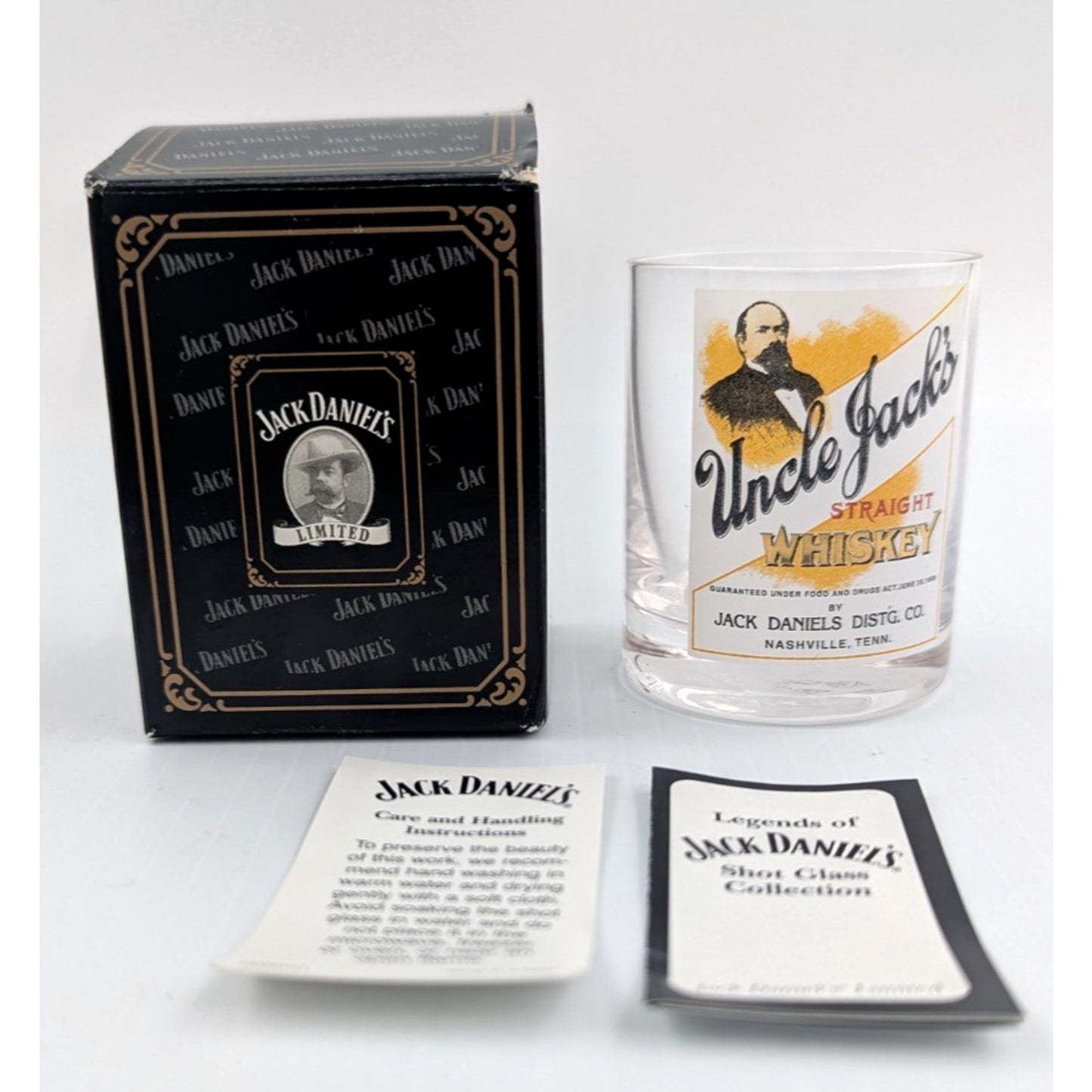 Jack Daniels Uncle Jack's Straight Whiskey Shot Glass 2.5"