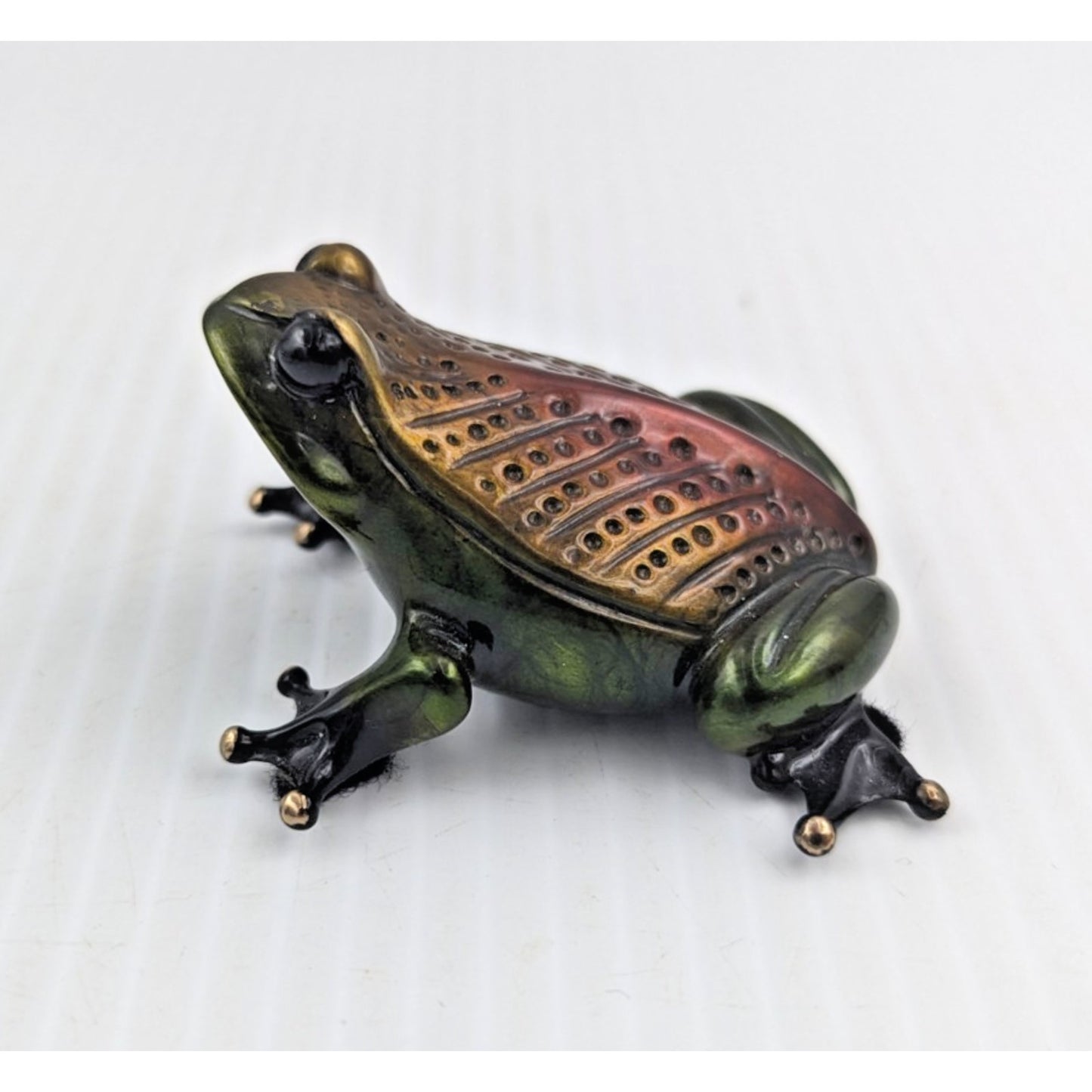 Tim Cotterill Frogman Bronze Frog Sculpture “Sherwood” LE #162/5000 with COA