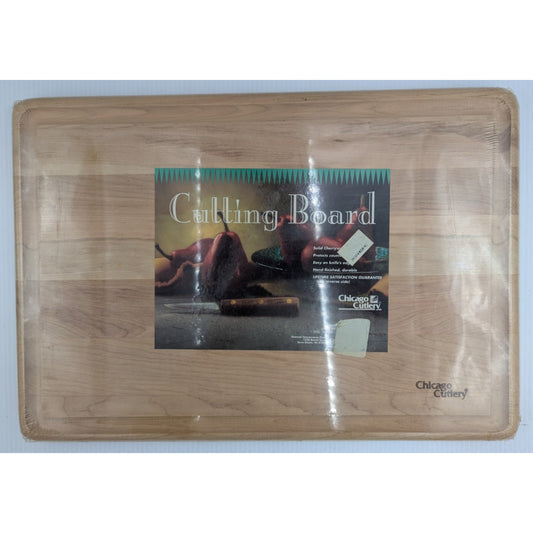 Chicago Wood Cutting Board Vintage 20" X 14"