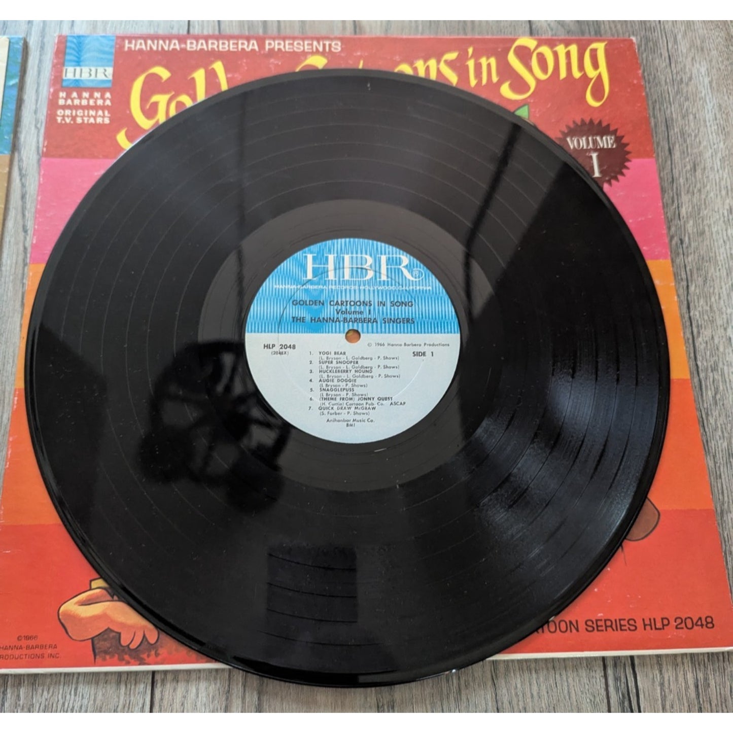 Golden Cartoons In Song Vol. I & II Vinyl The Hanna-Barbera Presents