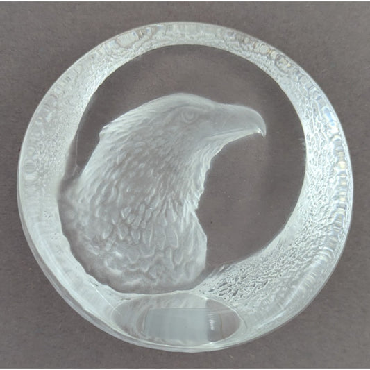 Eagle Paperweight Hi Lite Crystal Munhwa-Tjima