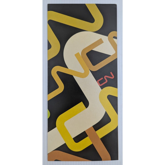 CN Canadian National Railway Railroad Car Dining Menu Vintage