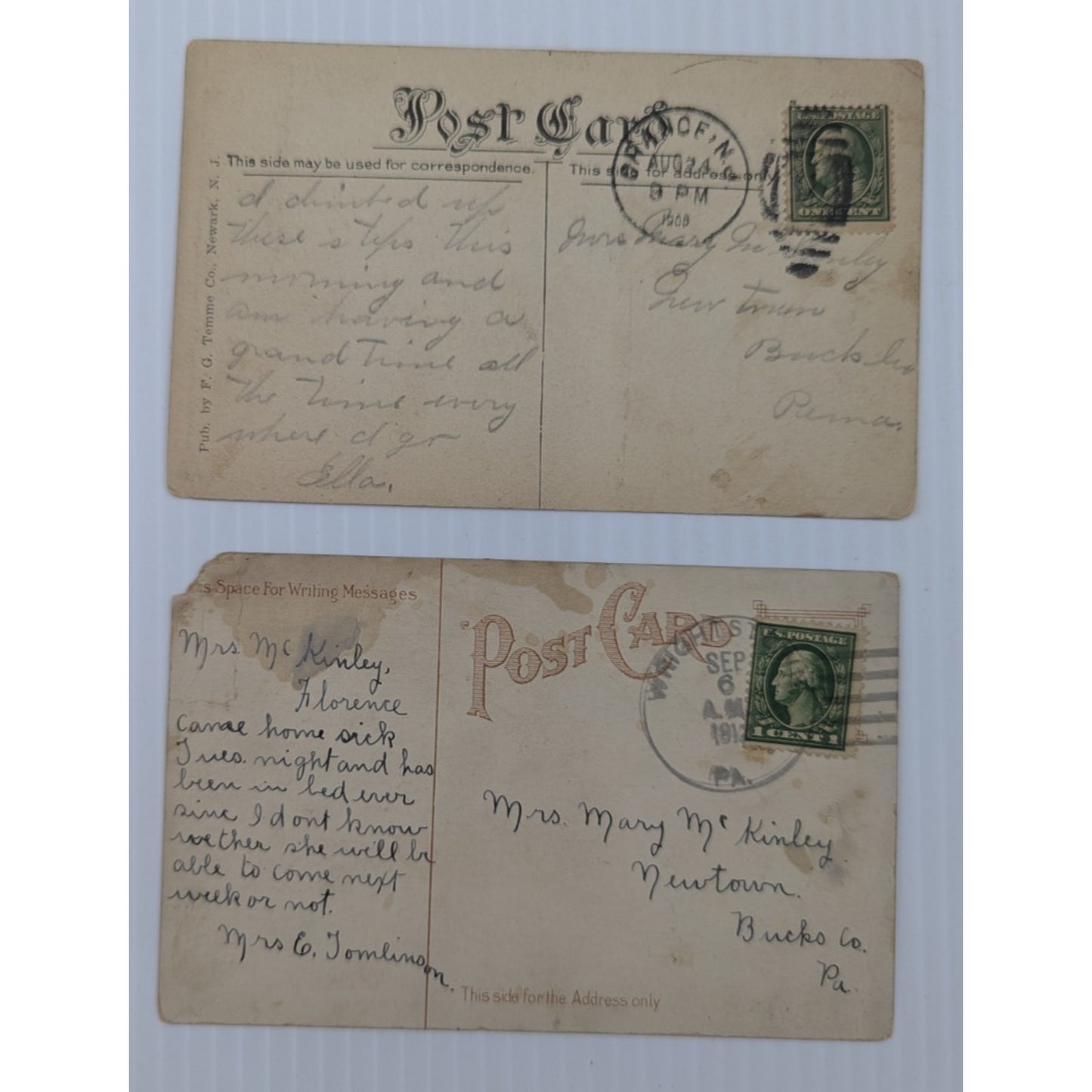 Antique Postcard Picture Card Ephemera Assorted Lot of 7