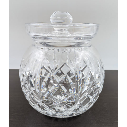 Waterford Crystal Archive Biscuit Barrel with Lid Jar Signed J.P. Hayes 2000