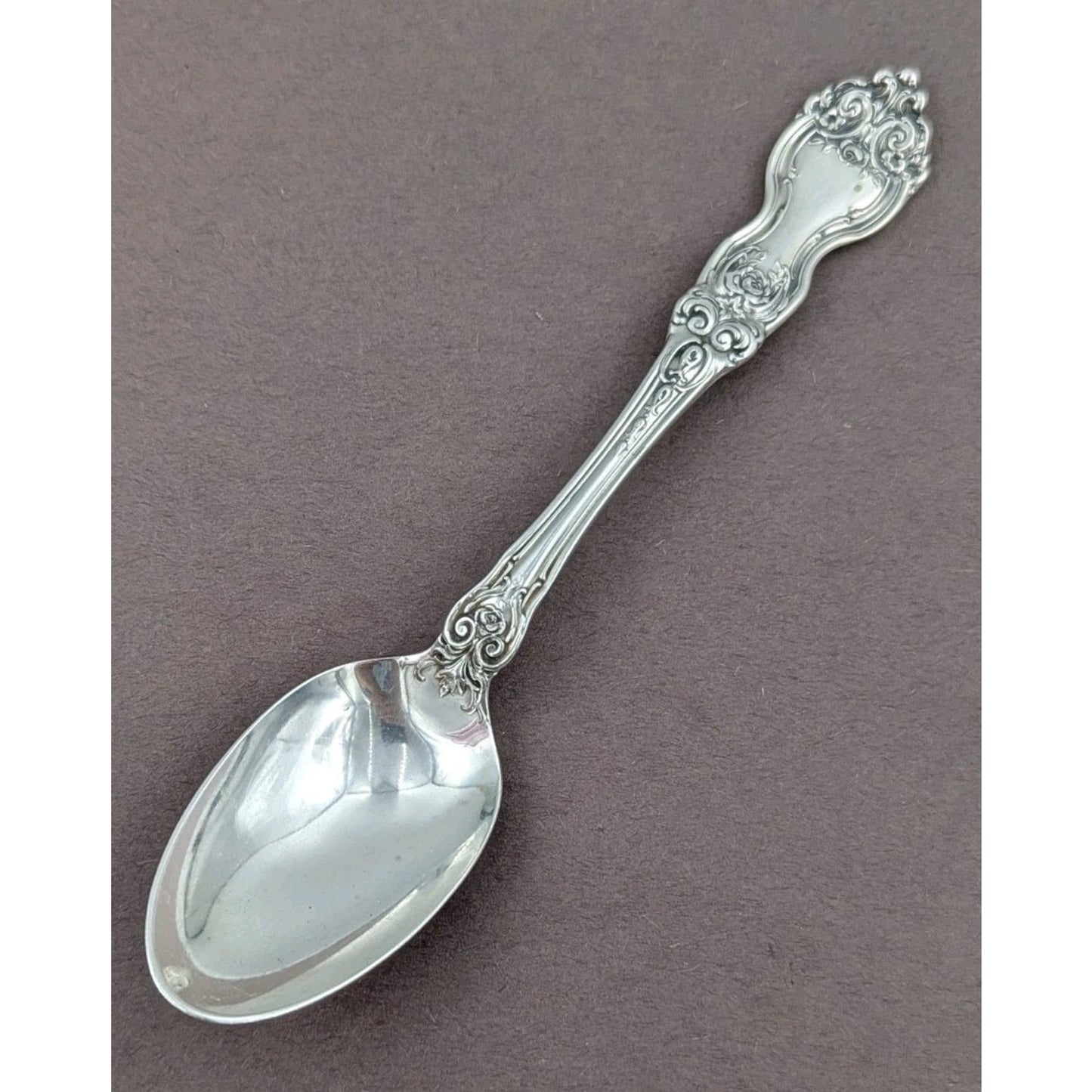La Reine by Wallace Sterling Silver Teaspoon 6" Flatware No Monogram