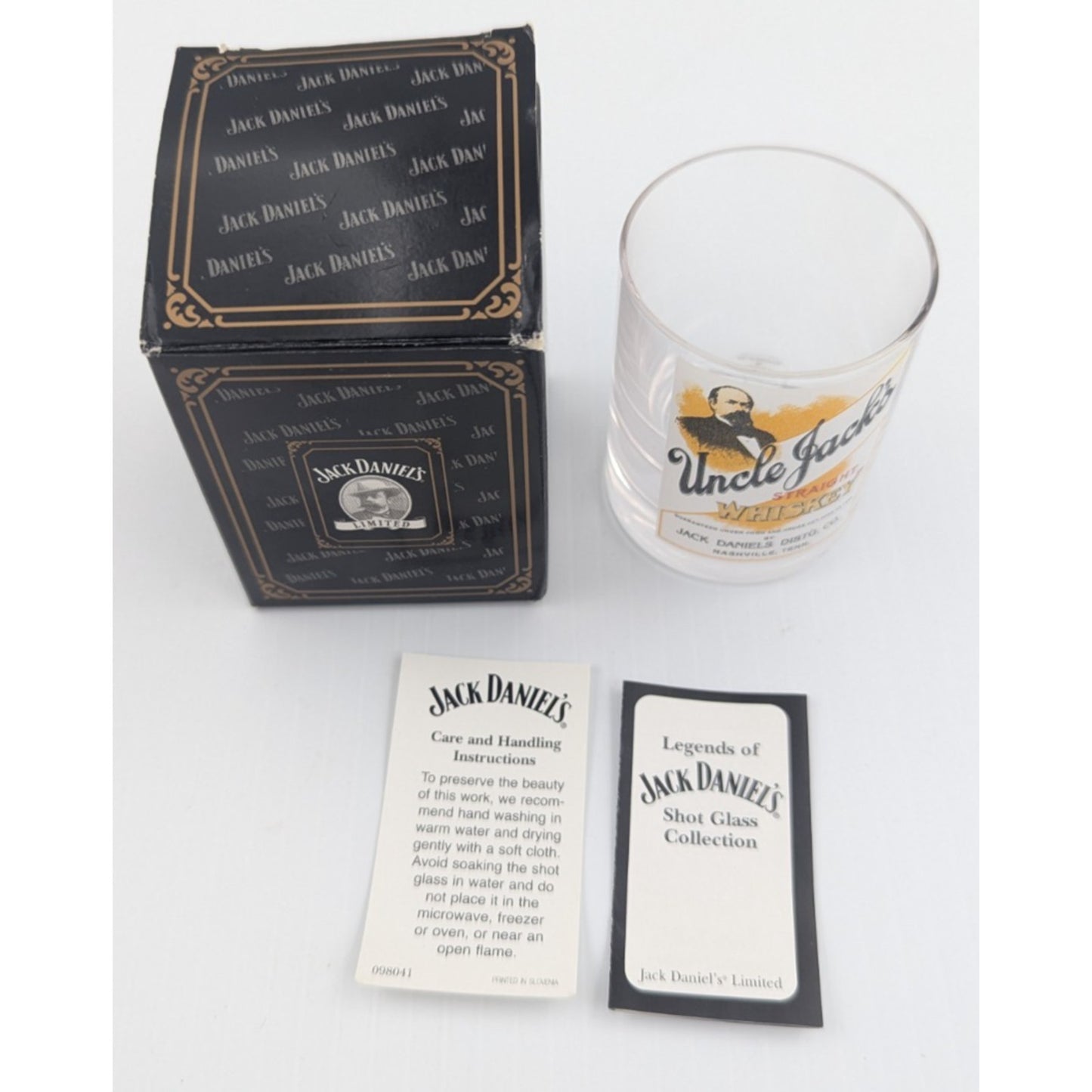 Jack Daniels Uncle Jack's Straight Whiskey Shot Glass 2.5"