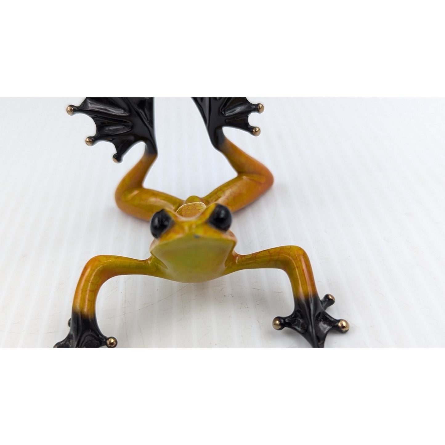Tim Cotterill Frogman Bronze Frog “Sunbather” Figure LE #1336/5000 w COA BF164