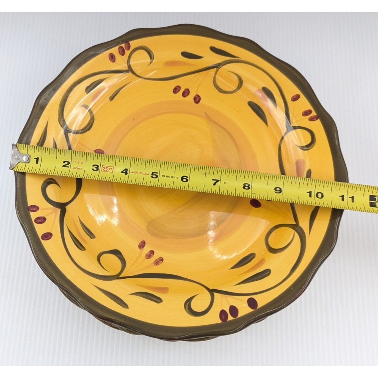 Home Trends Italian Villa Dinner Plate Set of 6 Plates